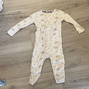 Magnetic Me Cream elephant onesie